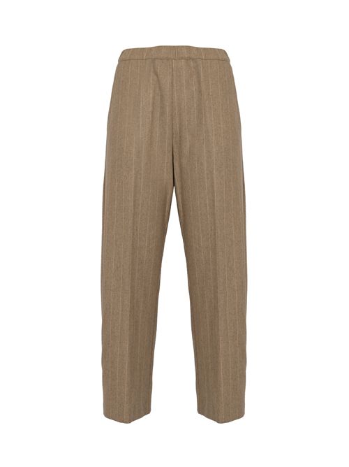 Pantalone gessato Tristan in panno cashmere Liviana Conti | F5WL33GES-T